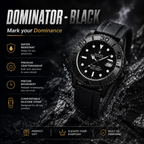 DOMINATOR - BLACK RLX Watch  | WRISTIC
